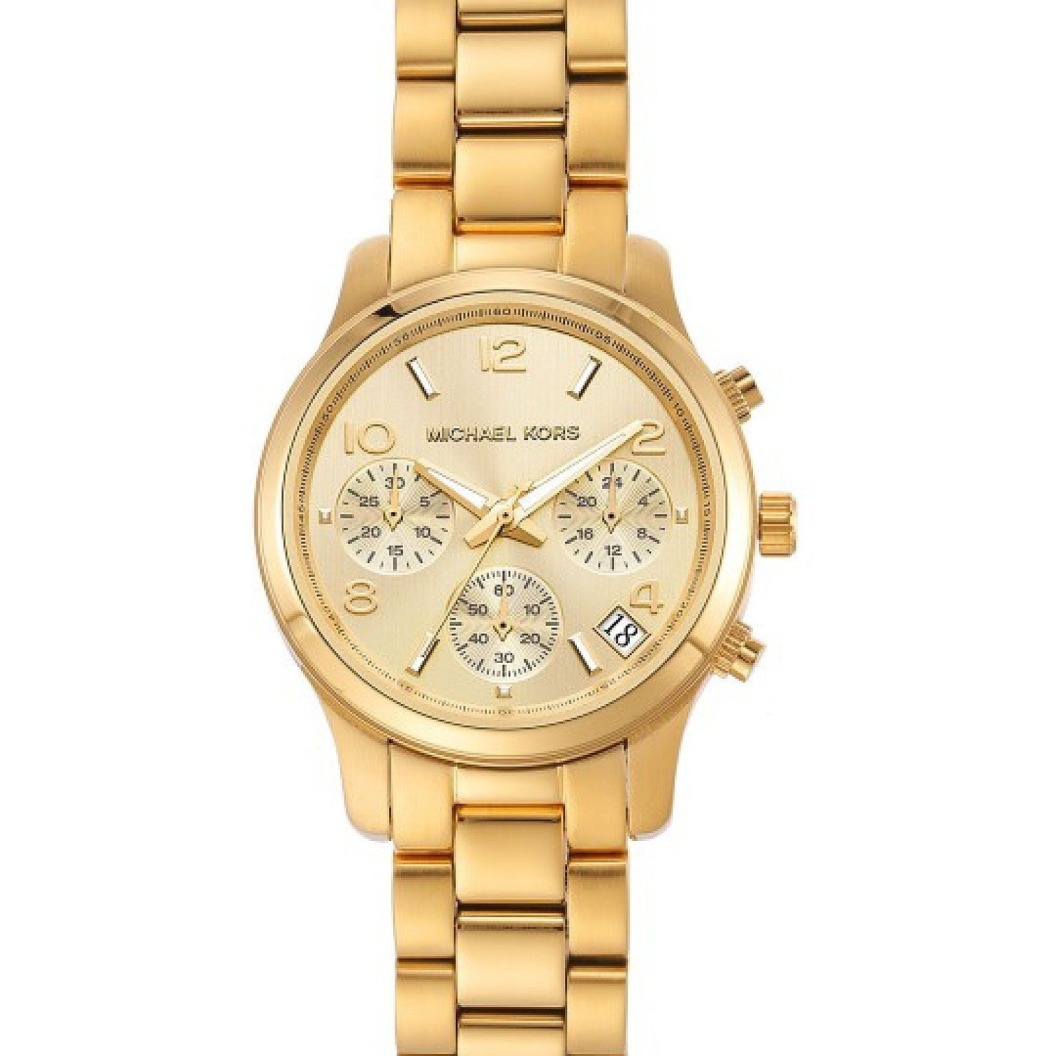 Michael Kors Women Runway Analogue Watch MK7326-Gold