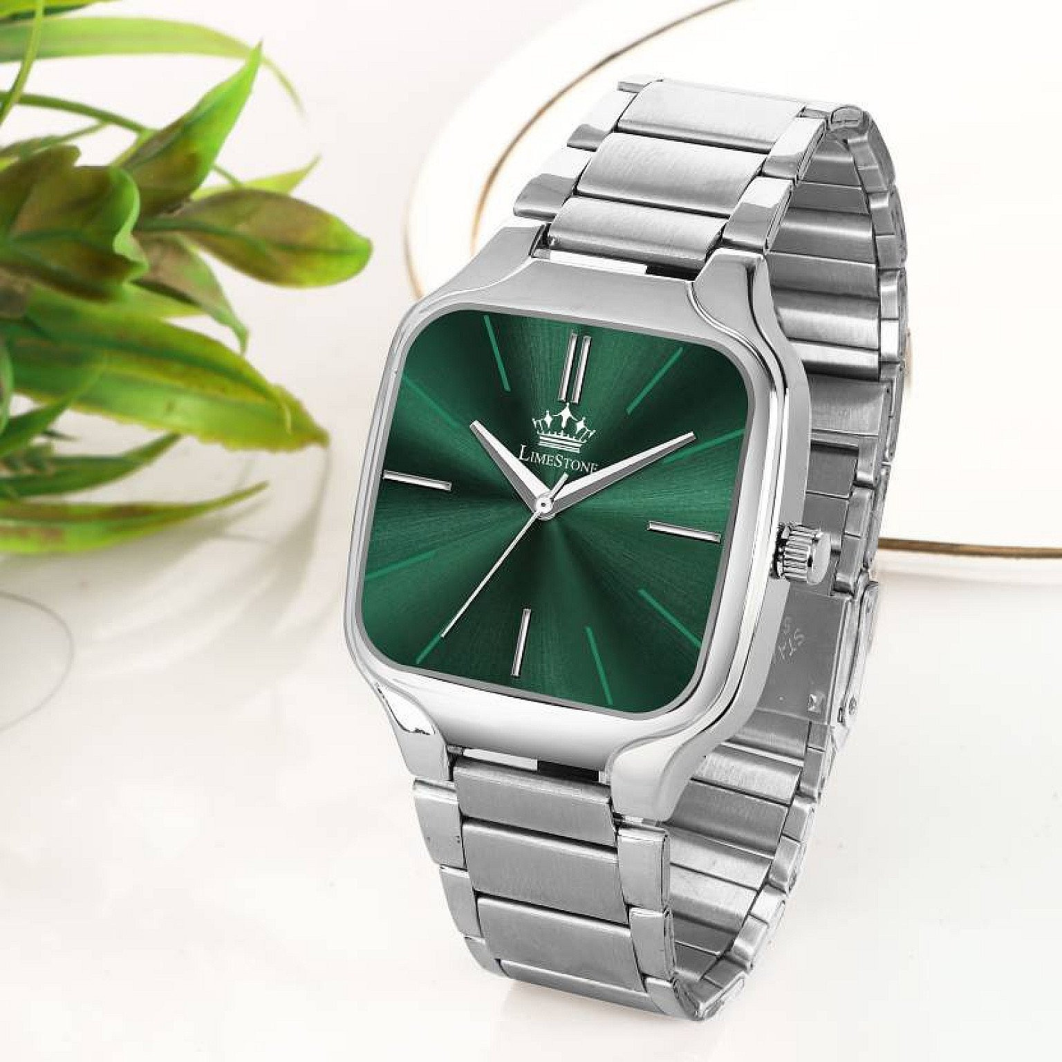 NEW DESIGNER SQUARE DIAL QUARTZ Analog Watch - For Men