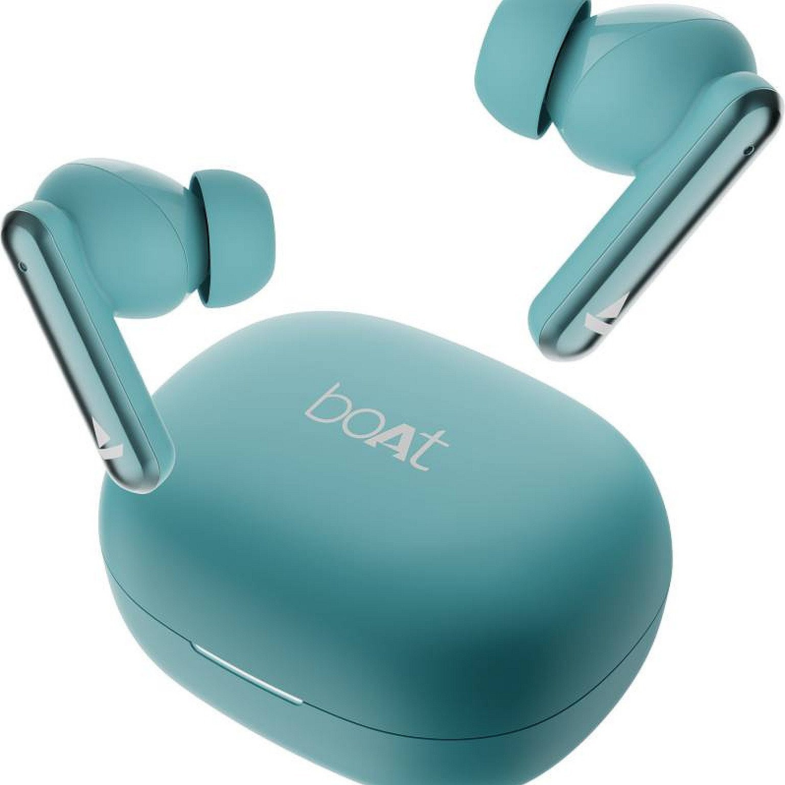 boAt Airdopes Bliss ANC TWS Earbuds w/ ANC(32dB), 42 HRS Playback & BEAST Mode Bluetooth (Cool Blue, True Wireless)