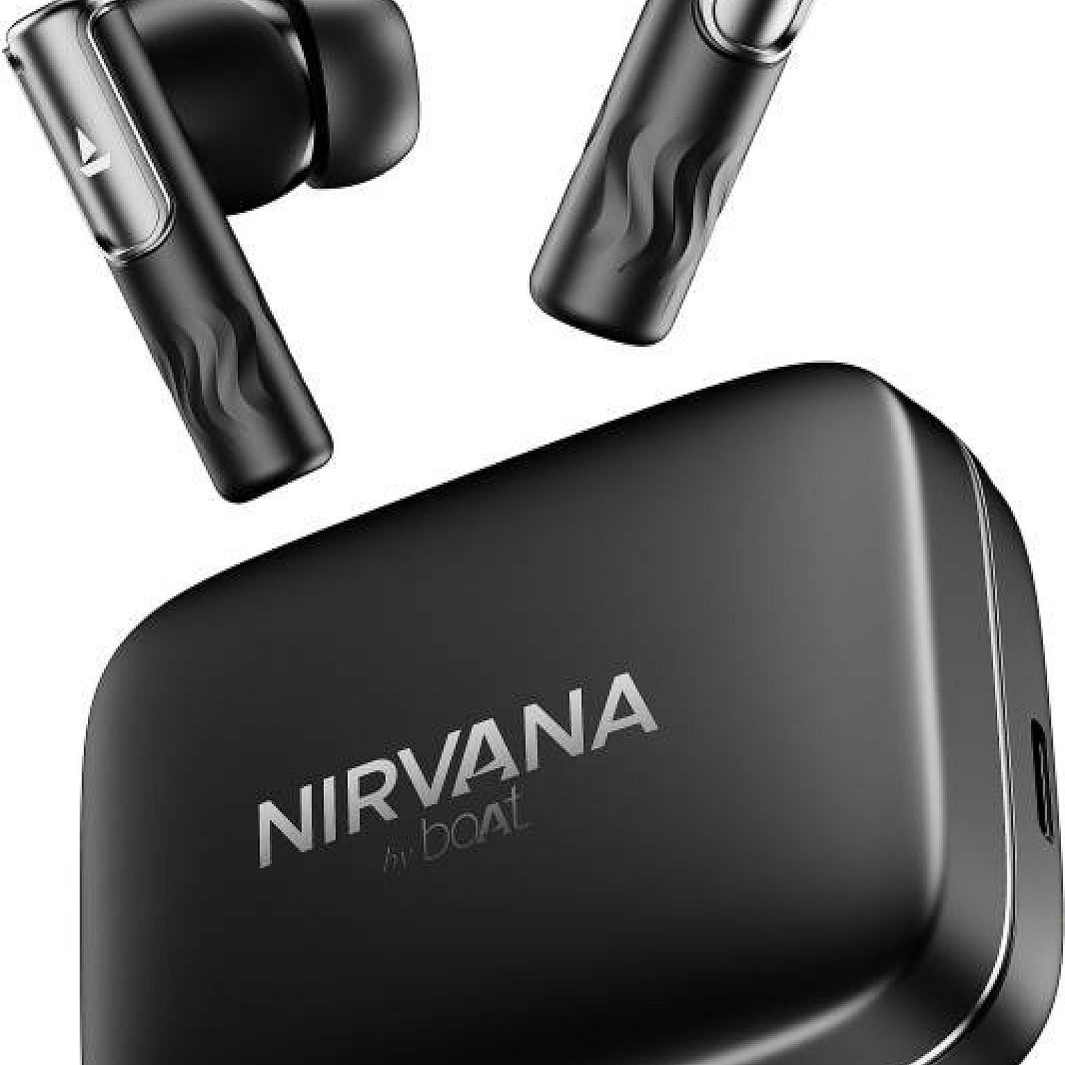 boAt Nirvana Ivy w/ 360 Spatial Audio, Dynamic Head Tracking,ANC(~50dB) & App Support Bluetooth (Gunmetal Black, True Wireless)